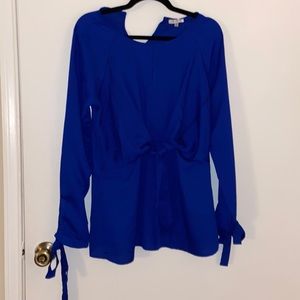 Bright blue tunic